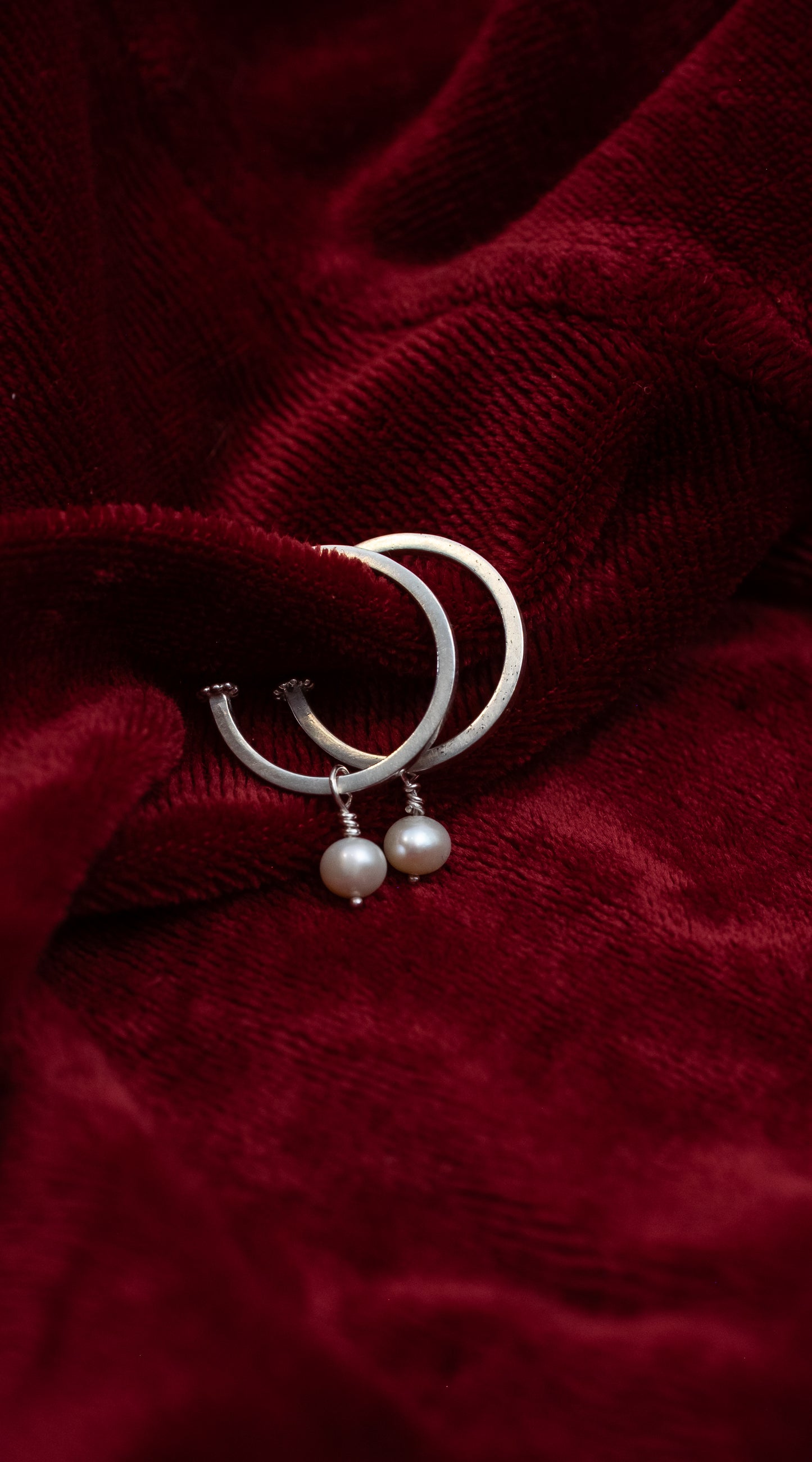 Pearl Hoops