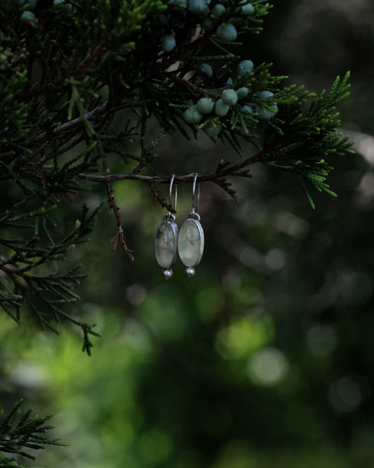 Satin Moss Earrings