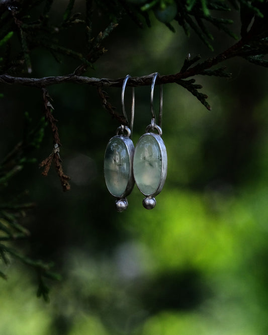 Satin Moss Earrings