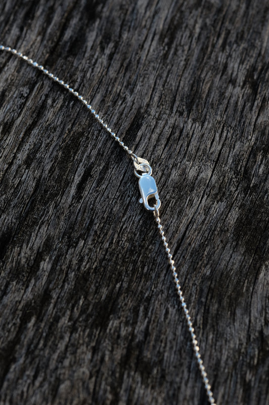 Sterling Silver 1.2mm Diamond-Cut Bead Chain