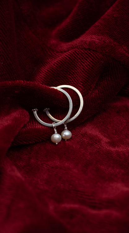 Pearl Hoops