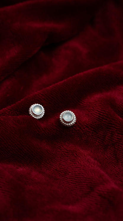 Aquamarine Studs